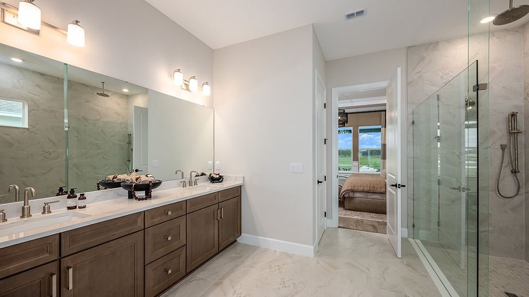 Furnished interior view inside a new home in Esplanade at St. Marys, St. Marys (Image 12).