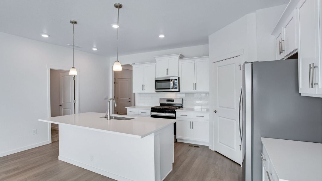 Furnished interior view inside a new home in Hansen Farm, Fort Collins (Image 8).