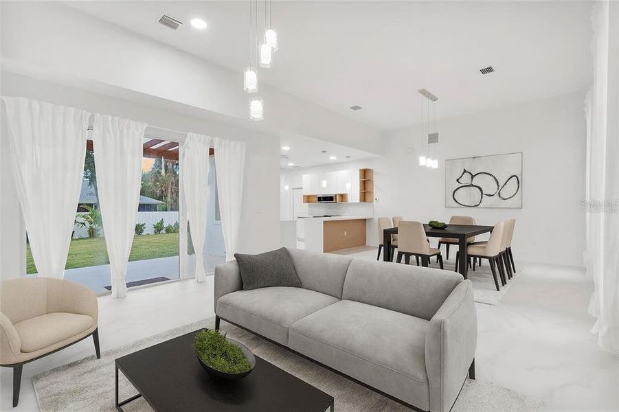 Furnished interior view inside a new home in , North Port (Image 11).