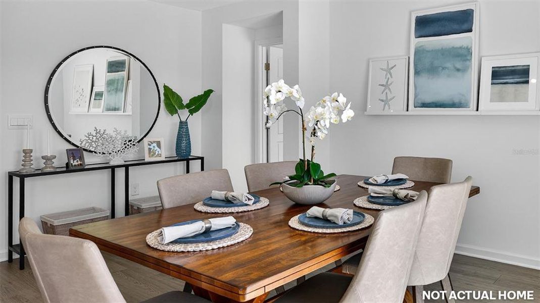 Furnished interior view inside a new home in Palm Coast Homesites, Palm Coast (Image 16). Furnished interior view inside a new home in Palm Coast Homesites, Palm Coast (Image 16).