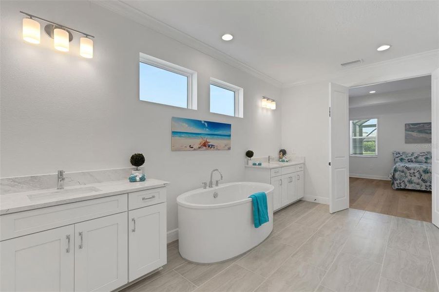 Furnished interior view inside a new home in Cassata Lakes, Nokomis (Image 33).