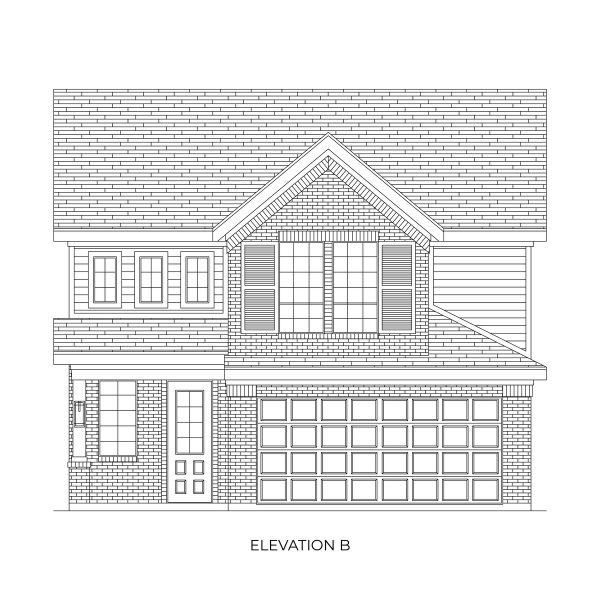 Representative rendering of the exterior for the Franklin F by First Texas Homes (Image 2). Representative rendering of the exterior for the Franklin F by First Texas Homes (Image 2).