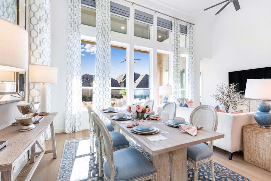 Representative Dining Room - some options shown