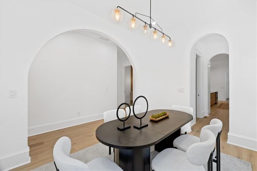 Furnished interior view inside a new home in , Decatur (Image 8).