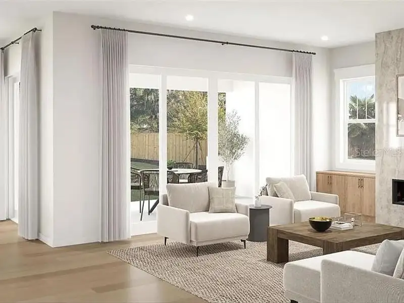 Furnished interior view inside a new home in , Tampa (Image 3). Furnished interior view inside a new home in , Tampa (Image 3).