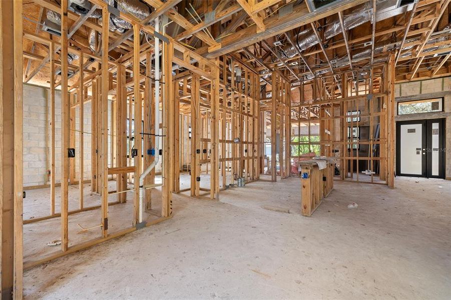 In-progress construction of a new home in , Kissimmee, FL (Image 13).