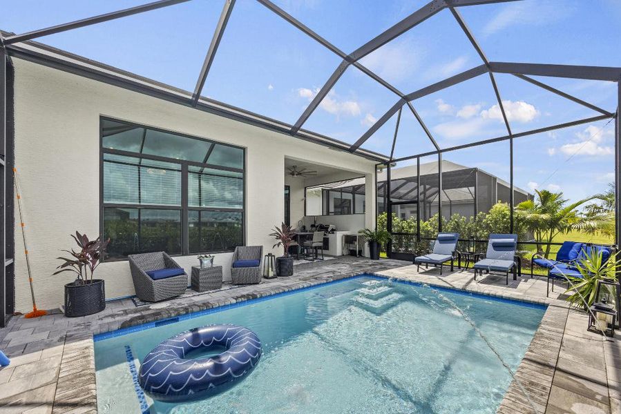 Pool with Screen Enclosure