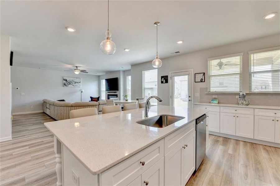 Furnished interior view inside a new home in Adagio, Dacula (Image 27).