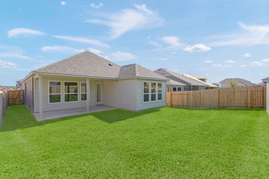 Exterior details and patio area of a home in Nolina 45s, Georgetown (Image 22).