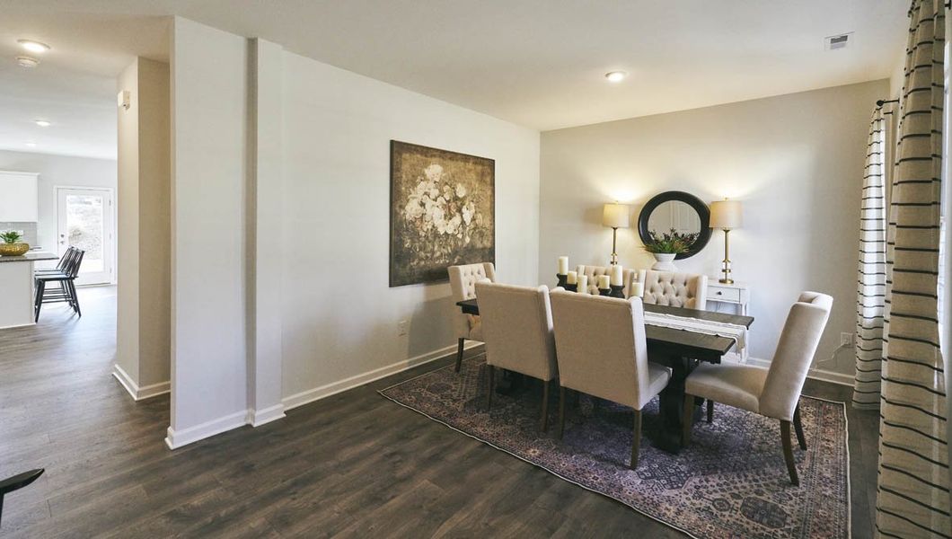 Representative furnished interior of a home built from the Winston by D.R. Horton in Middleton, Greensboro (Image 4). Representative furnished interior of a home built from the Winston by D.R. Horton in Middleton, Greensboro (Image 4).