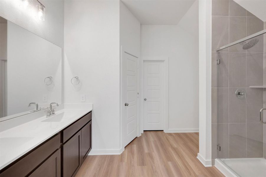 Furnished interior view inside a new home in Lone Star Landing, Montgomery (Image 9).