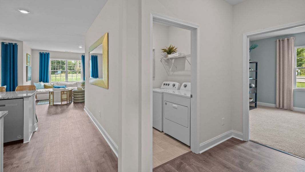 Furnished interior view inside a new home in Tyler - Home on the Lake, New Bern (Image 13).