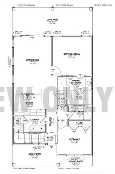 2D floor plan layout of this home in , St. Jo, TX (Image 5).