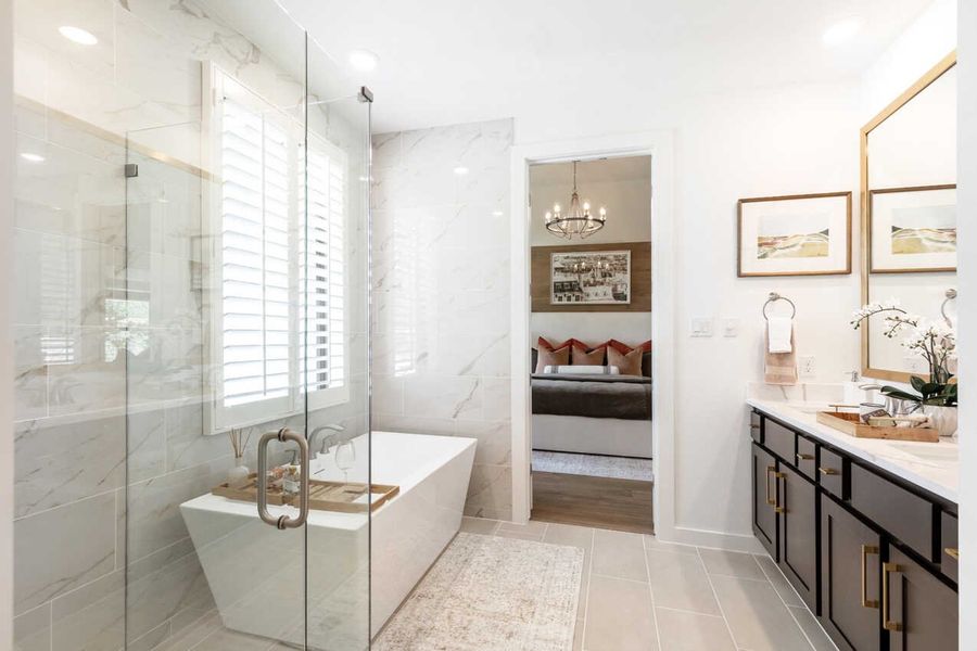 Representative Primary Bathroom - some options shown