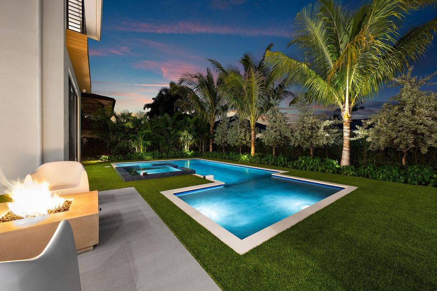 Front exterior of a new home in , Boca Raton, FL, highlighting curb appeal (Image 29).