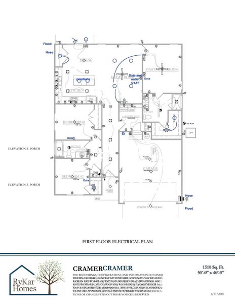 2D floor plan layout of this home in , Clover, SC (Image 4).