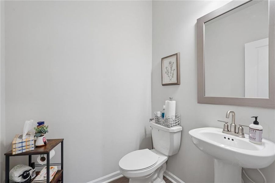 Furnished interior view inside a new home in Haley Station, Canton (Image 28).
