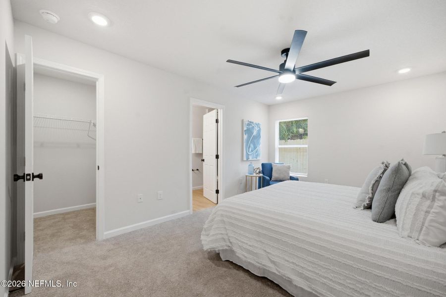 Furnished interior view inside a new home in , Jacksonville (Image 10). Furnished interior view inside a new home in , Jacksonville (Image 10).