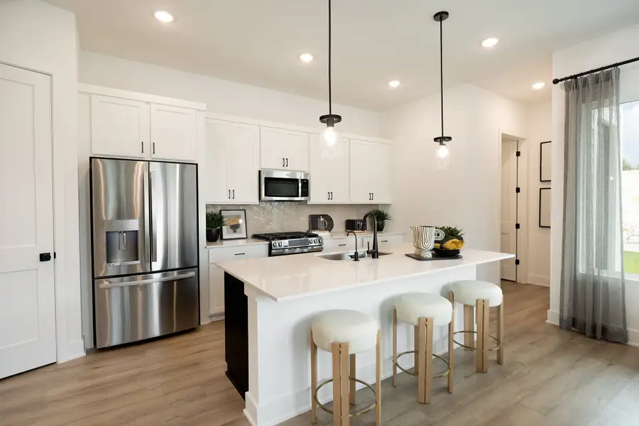 Furnished interior view inside a new home in Novel, Austin (Image 3).