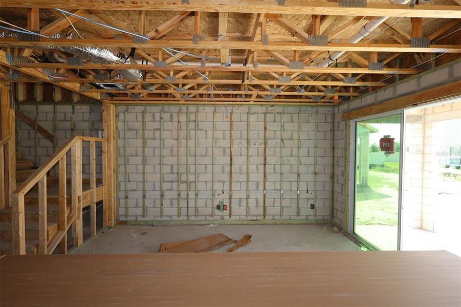 In-progress construction of a new home in Chapel Crossings - Garden Series, Wesley Chapel, FL (Image 9). In-progress construction of a new home in Chapel Crossings - Garden Series, Wesley Chapel, FL (Image 9).