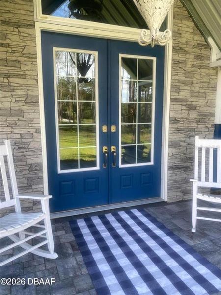 Exterior details and patio area of a home in , Ormond Beach (Image 25). Exterior details and patio area of a home in , Ormond Beach (Image 25).