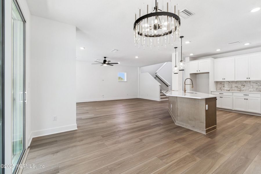 Spacious, unfurnished interior of a new home in Evergreen Island at Silverleaf - Classic, St. Augustine (Image 16).