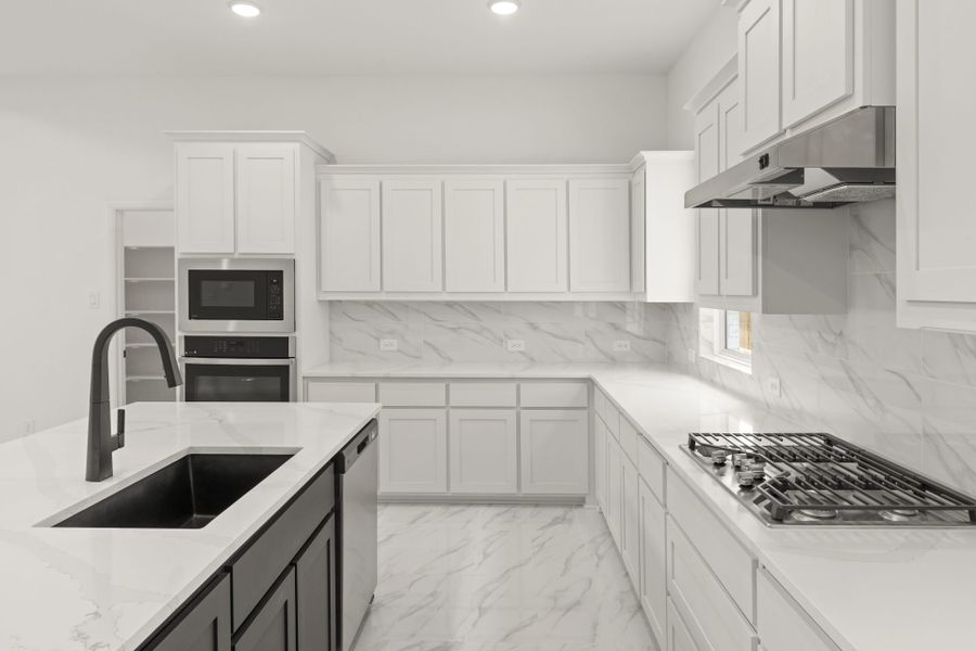 Furnished interior view inside a new home in Sutton Fields, Celina (Image 5).