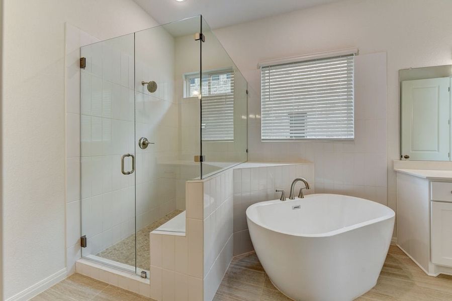 Furnished interior view inside a new home in Sauls Ranch, Round Rock (Image 15).