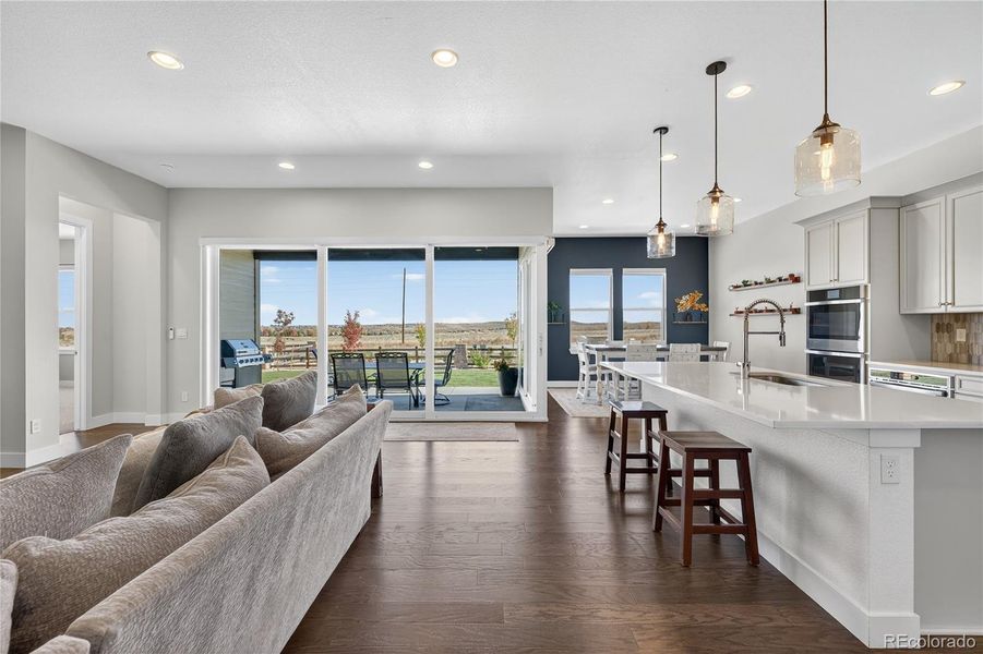 Furnished interior view inside a new home in , Erie (Image 9). Furnished interior view inside a new home in , Erie (Image 9).