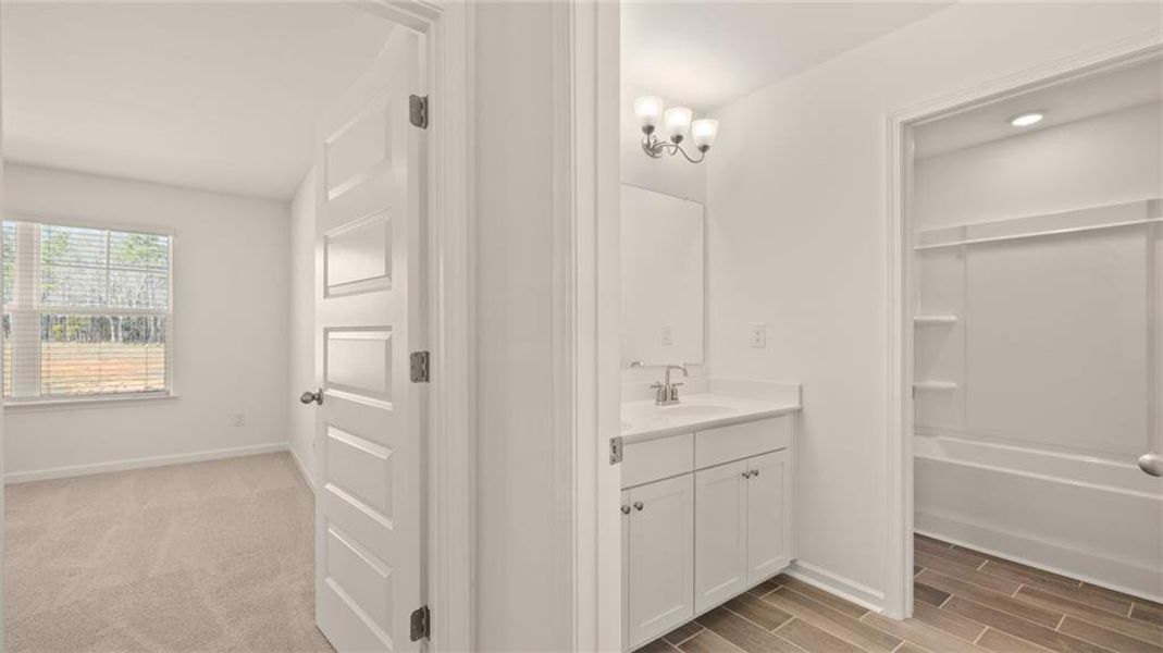 Furnished interior view inside a new home in Westland, Bogart (Image 7).