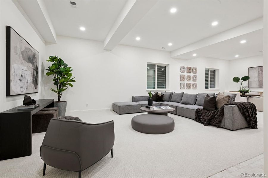 Furnished interior view inside a new home in , Denver (Image 11).