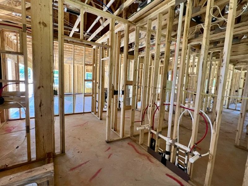 In-progress construction of a new home in Kimbell Acres, Pine Mountain, GA (Image 7).