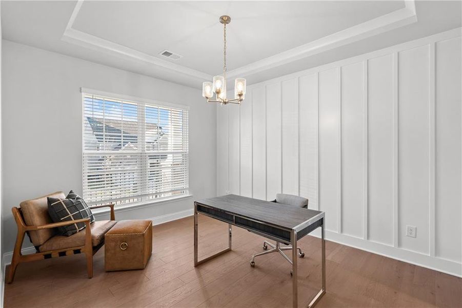 Furnished interior view inside a new home in Sierra Creek, Hoschton (Image 15).