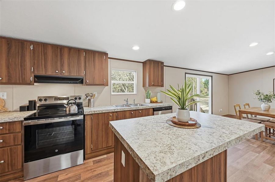 Furnished interior view inside a new home in , Springtown (Image 6).
