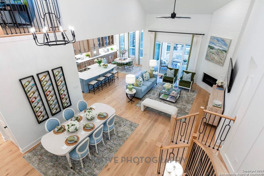 Furnished interior view inside a new home in Mont Blanc, Schertz (Image 7).