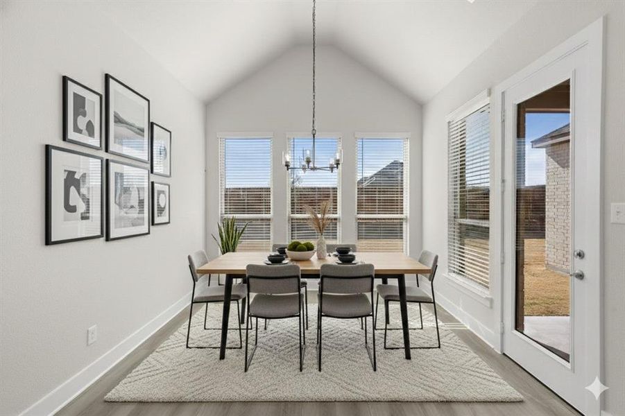 Furnished interior view inside a new home in The Retreat - Phase 1, Waxahachie (Image 18).