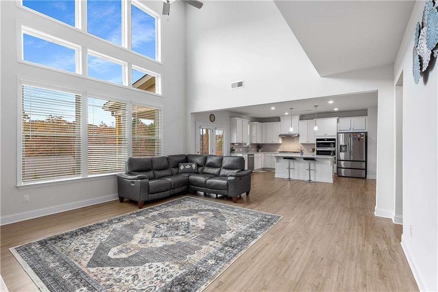 Furnished interior view inside a new home in Carmichael Farms, Canton (Image 10).