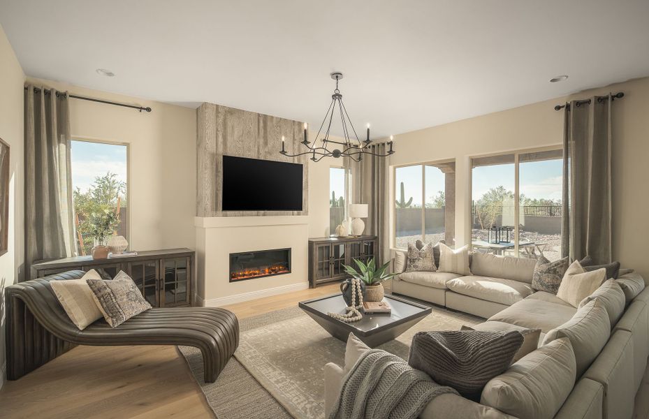 Representative furnished interior of a home built from the Cesena by Pulte Homes in Saguaro Reserve - Majesty, Marana (Image 14). Representative furnished interior of a home built from the Cesena by Pulte Homes in Saguaro Reserve - Majesty, Marana (Image 14).