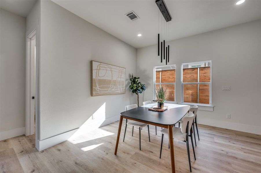 Furnished interior view inside a new home in , Dallas (Image 8). Furnished interior view inside a new home in , Dallas (Image 8).