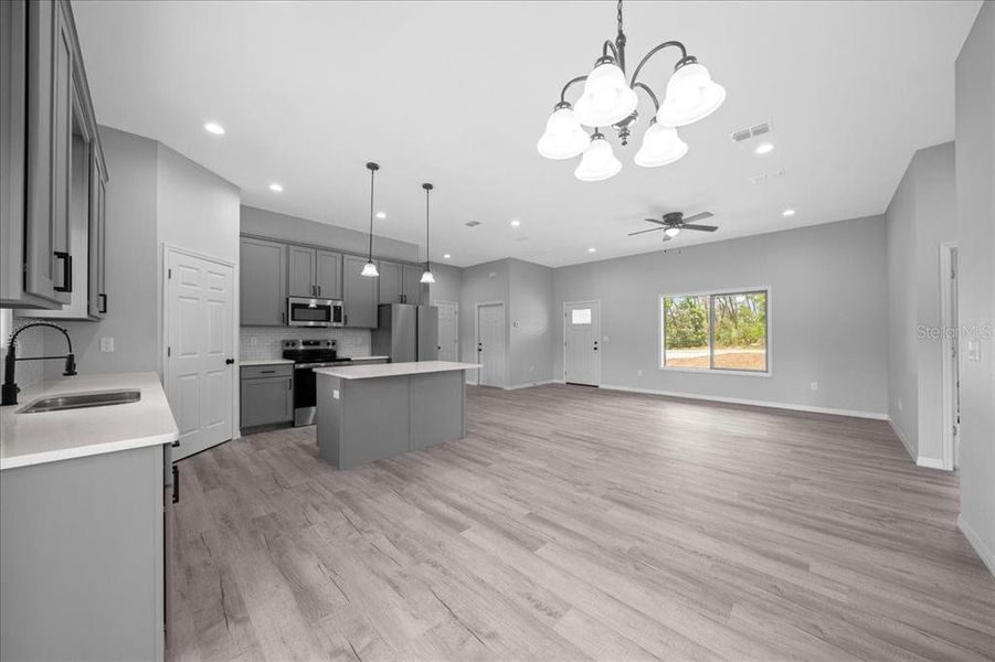 Furnished interior view inside a new home in , Ocala (Image 5).