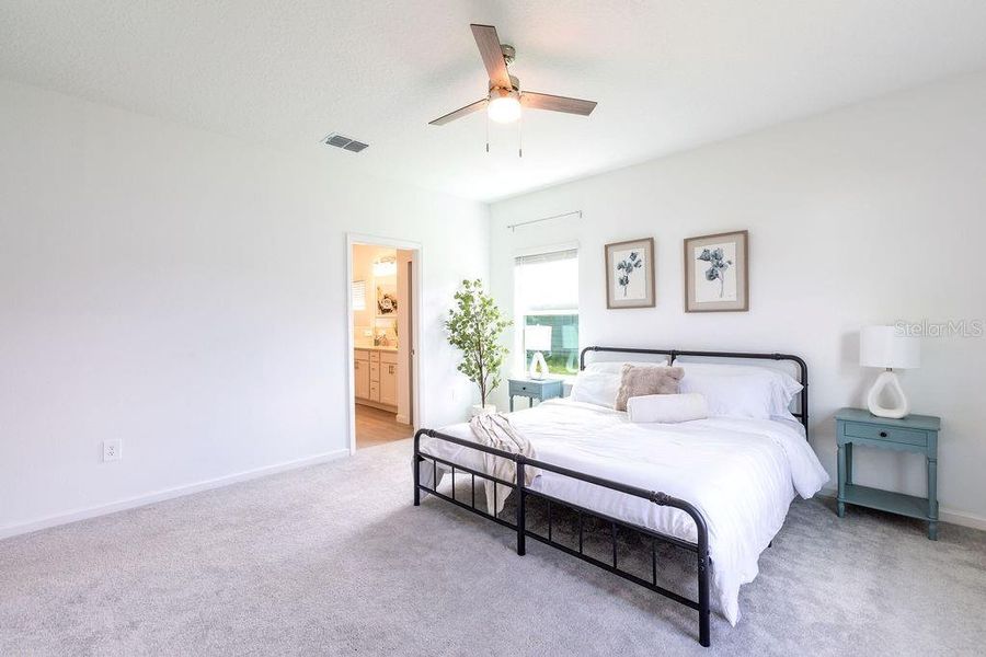 Furnished interior view inside a new home in Trailhead Landing, Alachua (Image 38).