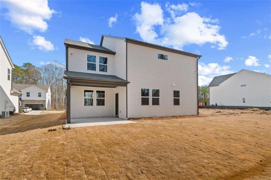 Exterior details and patio area of a home in Cambridge at Steels Bridge, Canton (Image 26).