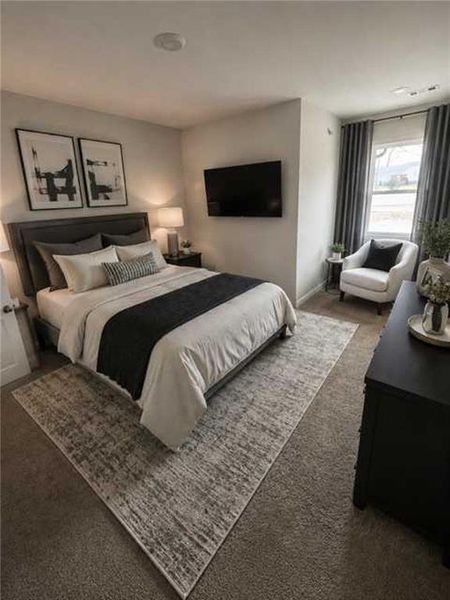 Furnished interior view inside a new home in , Hampton (Image 7).