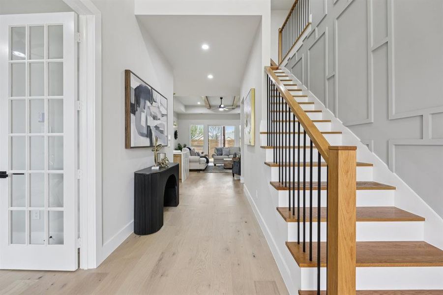 Furnished interior view inside a new home in , McKinney (Image 9).