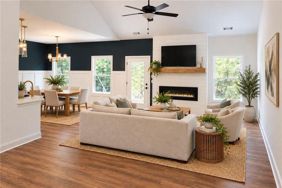 Furnished interior view inside a new home in , Villa Rica (Image 11).