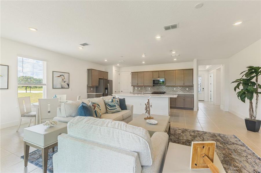 Furnished interior view inside a new home in Ocala Preserve, Ocala (Image 11).