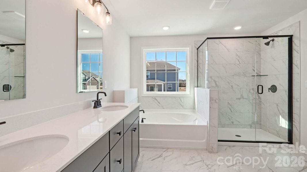 Furnished interior view inside a new home in Sylvan Creek, Denver (Image 9).