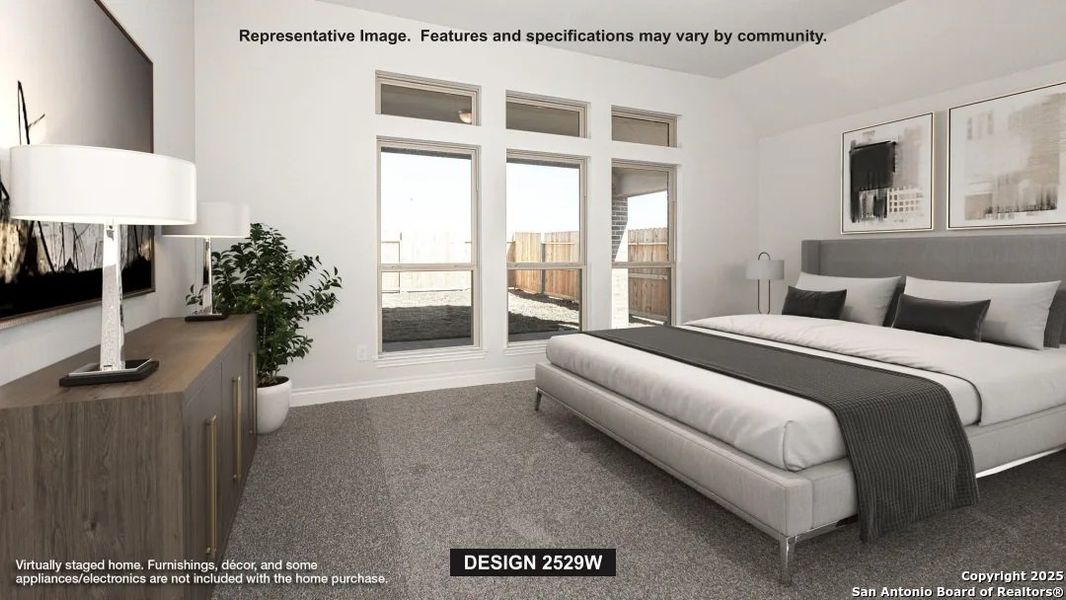 Furnished interior view inside a new home in Meadows Of Mill Creek 50', Seguin (Image 5). Furnished interior view inside a new home in Meadows Of Mill Creek 50', Seguin (Image 5).