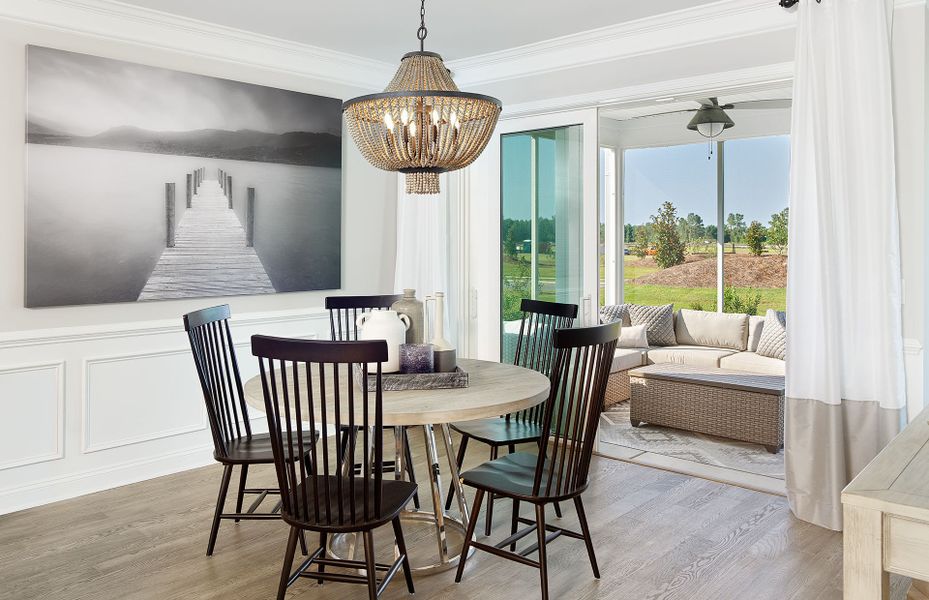 Furnished interior view inside a new home in Carriage Estates, Lexington (Image 9).