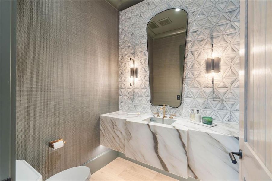 Furnished interior view inside a new home in , Flowery Branch (Image 65).